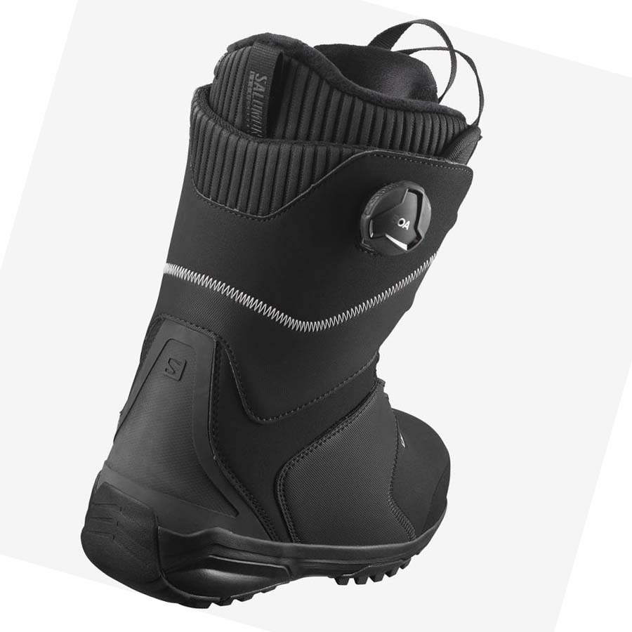 Salomon KIANA DUAL BOA Skistøvler Dame Svarte | NO3538QMA