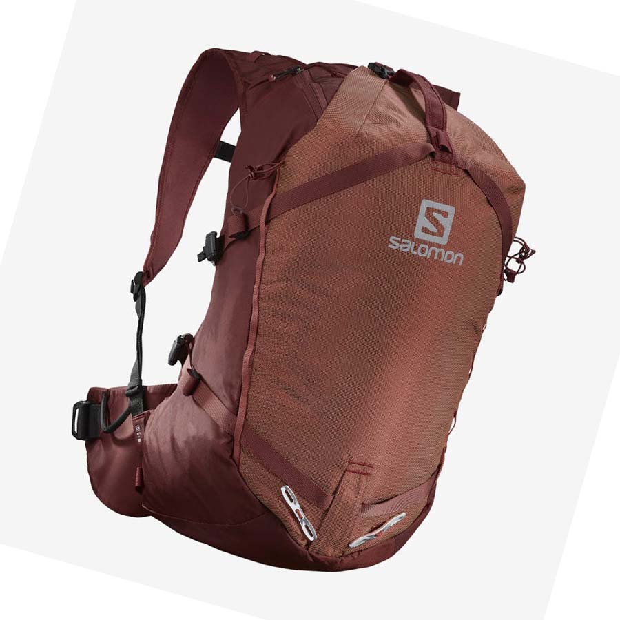 Salomon MTN 30 Ryggsekk Dame Rød Brune | NO3375ZUT