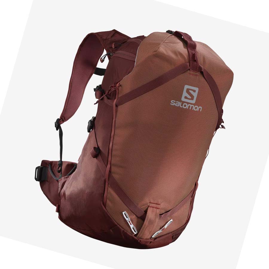 Salomon MTN 45 Ryggsekk Dame Rød Brune | NO3378VRW