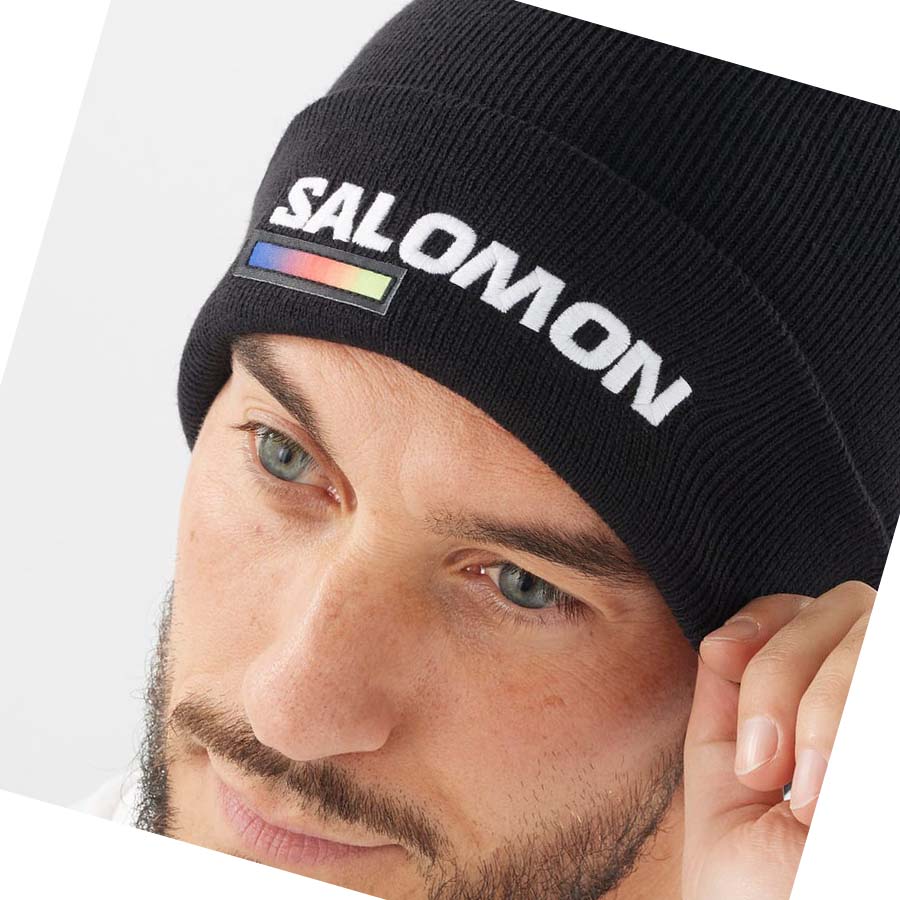 Salomon OUTLIFE LOGO Hatt Dame Svarte | NO3469JPQ