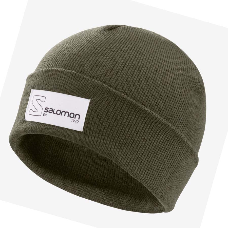 Salomon OUTLIFE LOGO Hatt Herre Olivengrønne | NO2635GSO