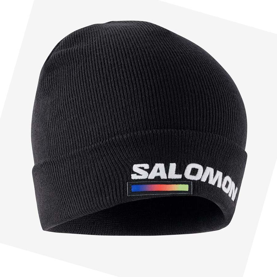 Salomon OUTLIFE LOGO Hatt Herre Svarte | NO2637JPQ