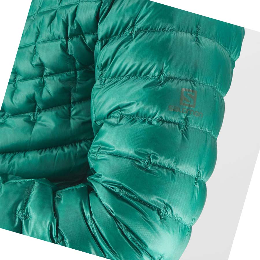 Salomon OUTLINE DOWN INSULATED Jakke Herre Grønn | NO2303UZG