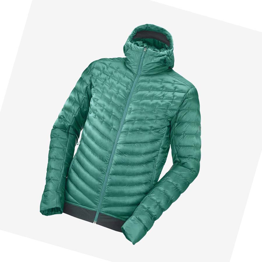 Salomon OUTLINE DOWN INSULATED Jakke Herre Grønn | NO2303UZG