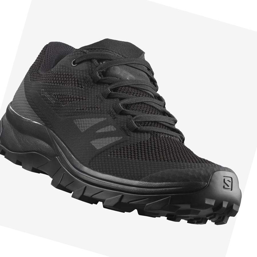 Salomon OUTLINE GORE-TEX Fjellsko Herre Svarte Svarte | NO2026FDN