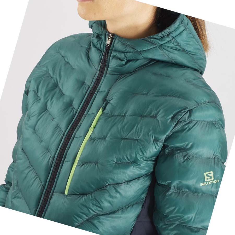 Salomon OUTPEAK PRIMALOFT INSULATED Jakke Dame Grønn | NO3182OKI