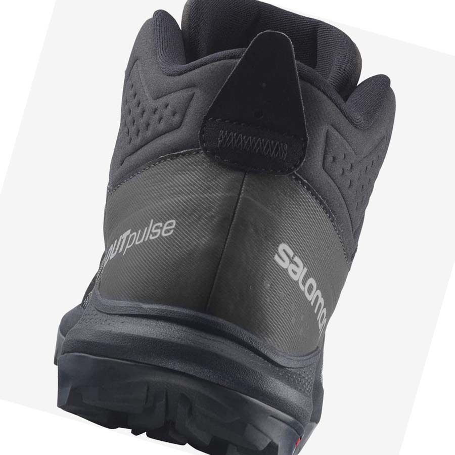 Salomon OUTPULSE MID GORE-TEX Fjellsko Herre Svarte | NO2084QMA