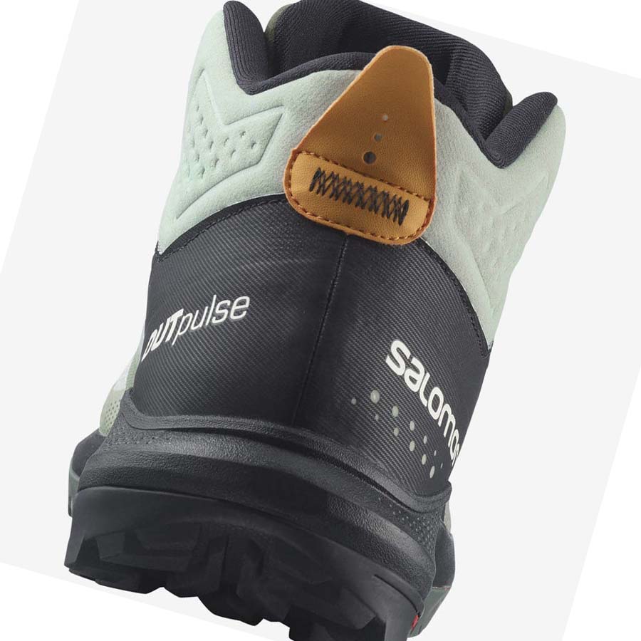 Salomon OUTPULSE MID GORE-TEX Fjellsko Herre Svarte Turkis | NO2085WNB