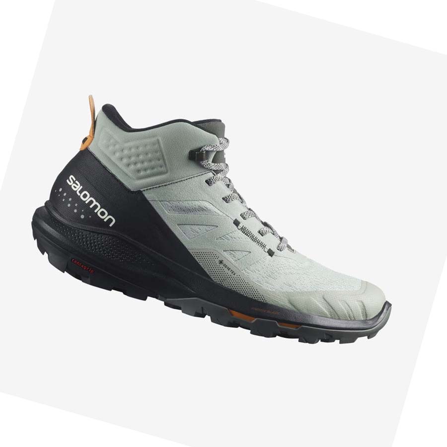 Salomon OUTPULSE MID GORE-TEX Fjellsko Herre Svarte Turkis | NO2085WNB