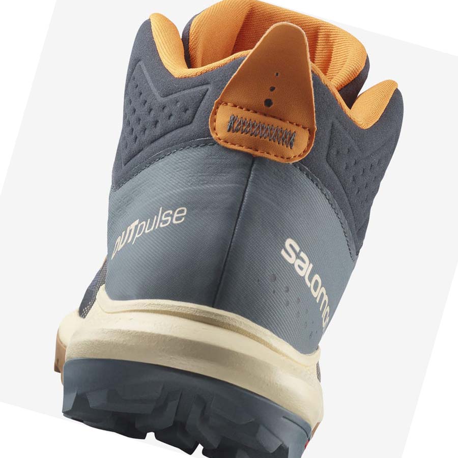 Salomon OUTPULSE MID GORE-TEX Fjellsko Herre Grå | NO2086EBC