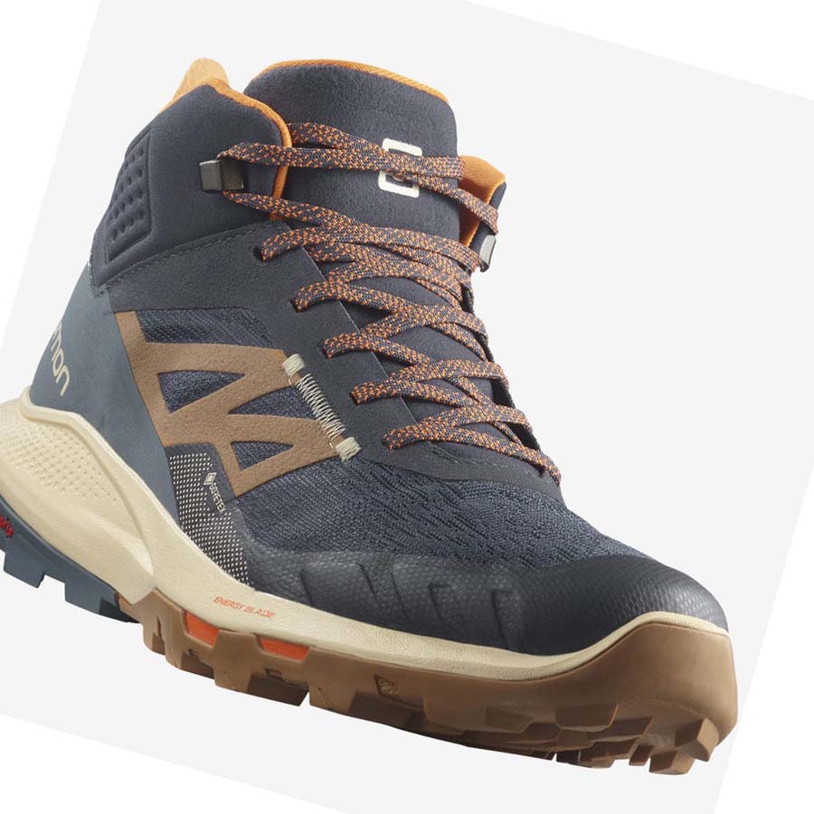 Salomon OUTPULSE MID GORE-TEX Fjellsko Herre Grå | NO2086EBC