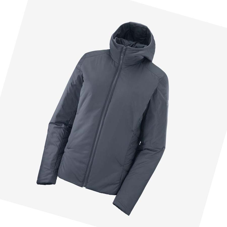 Salomon OUTRACK INSULATED Jakke Dame Marineblå | NO3169CTV