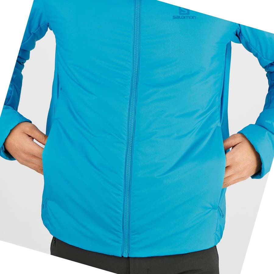 Salomon OUTRACK INSULATED Jakke Herre Blå | NO2305OKI