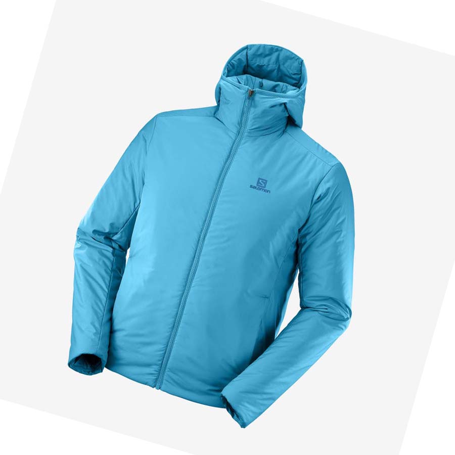 Salomon OUTRACK INSULATED Jakke Herre Blå | NO2305OKI