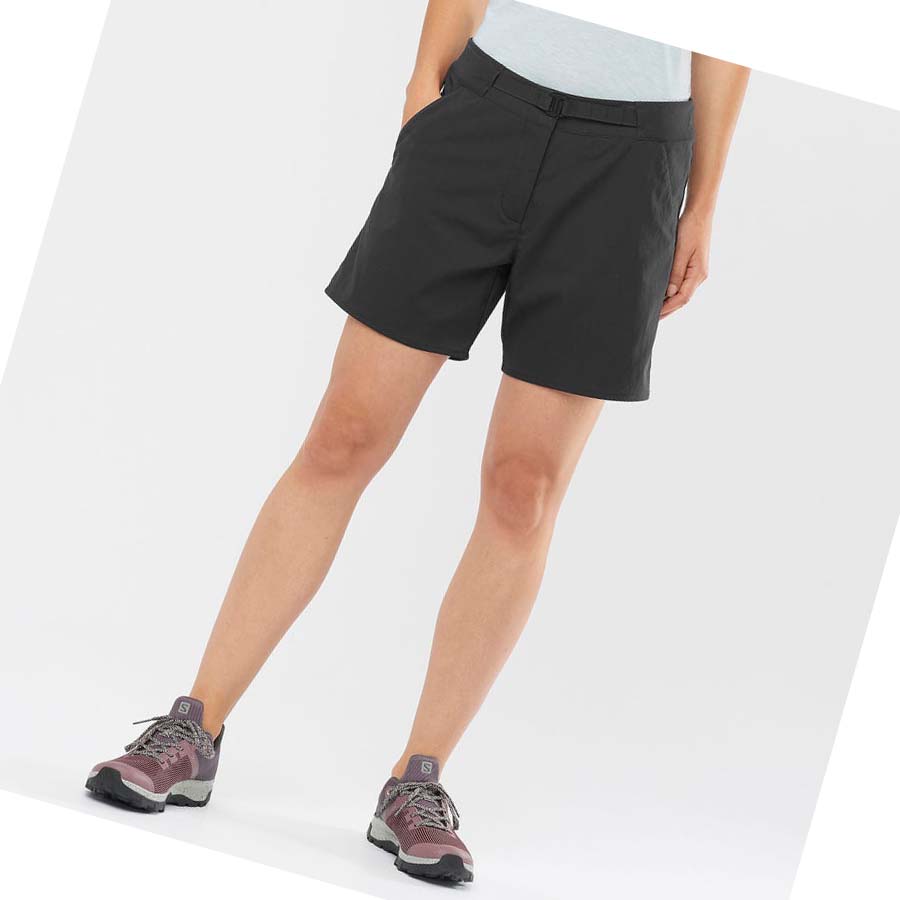 Salomon OUTRACK Shorts Dame Svarte | NO3263SGL