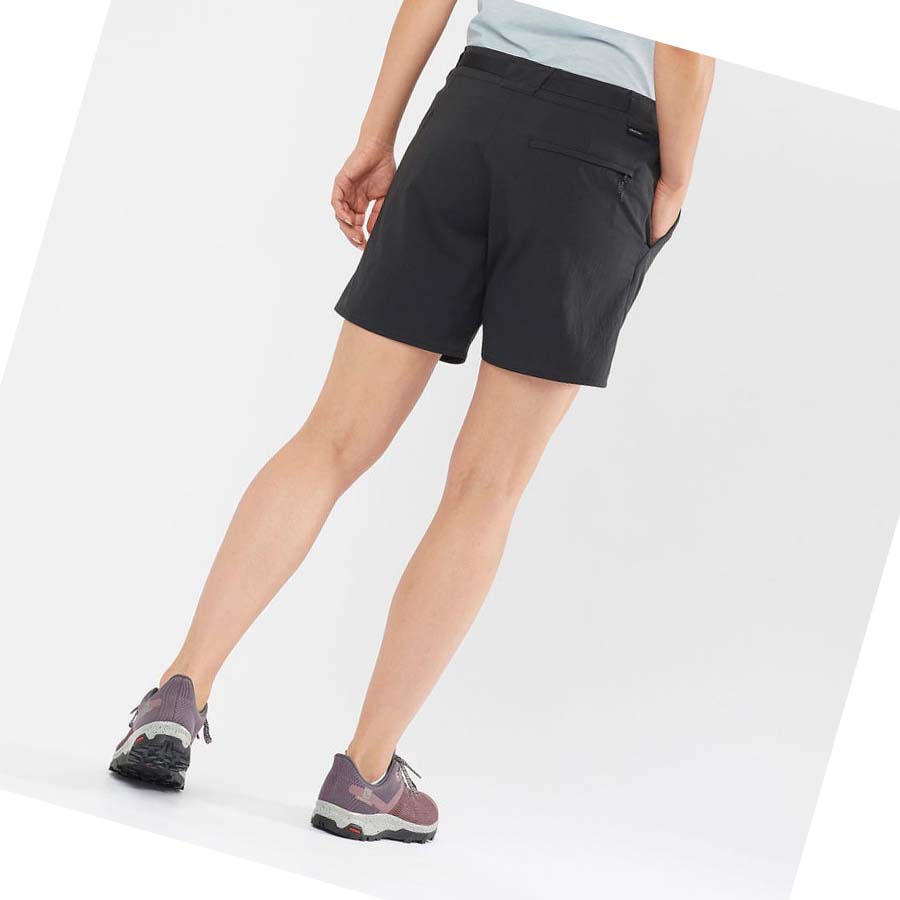 Salomon OUTRACK Shorts Dame Svarte | NO3263SGL