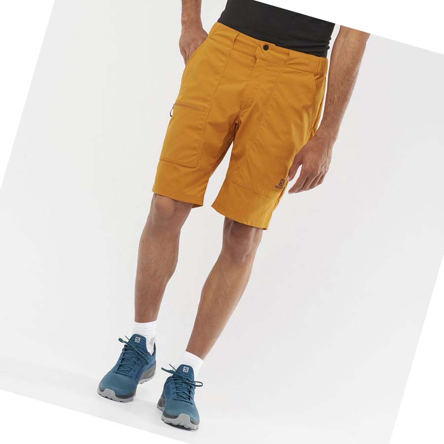 Salomon OUTRACK Shorts Herre Oransje | NO2474WNB