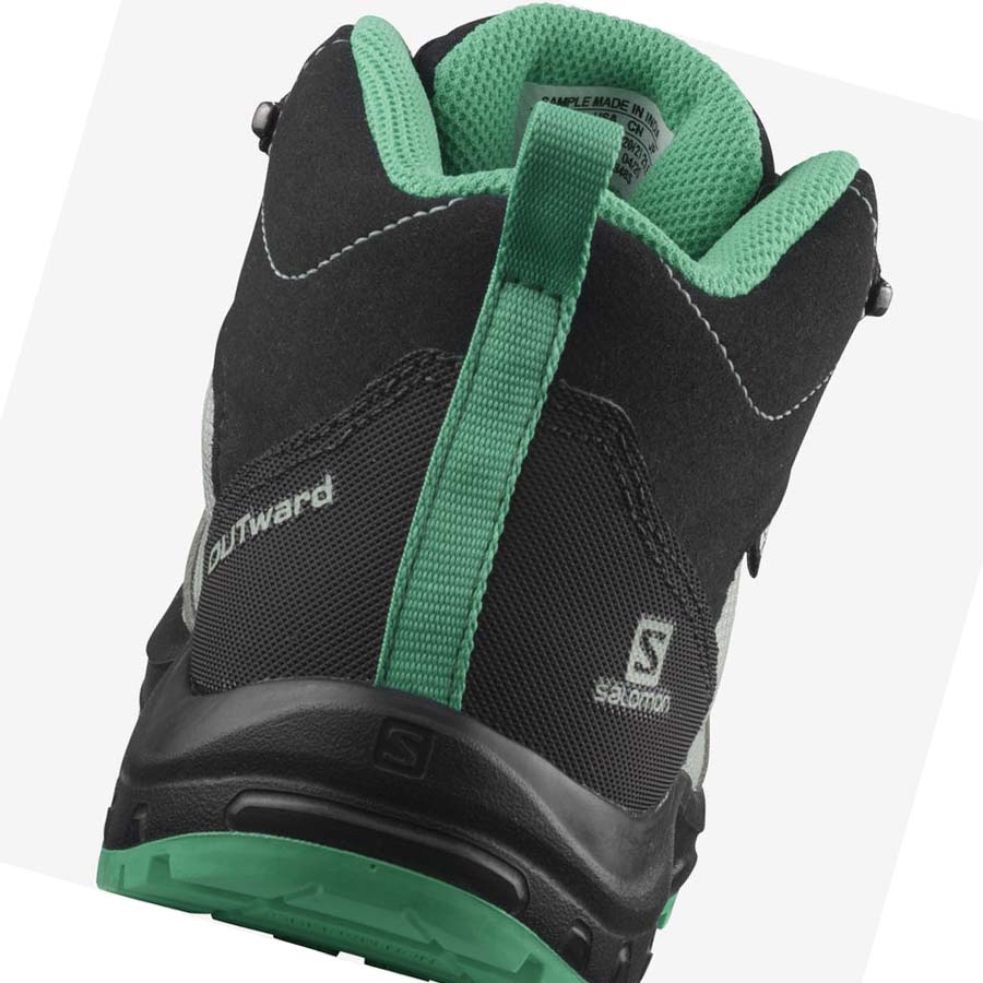 Salomon OUTWARD CLIMASALOMON™ WATERPROOF Fjellsko Barn Mint | NO3585CTV