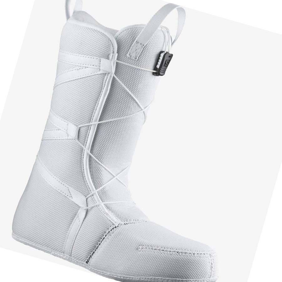 Salomon PEARL BOA WHITE Skistøvler Dame Hvite | NO3562BEX