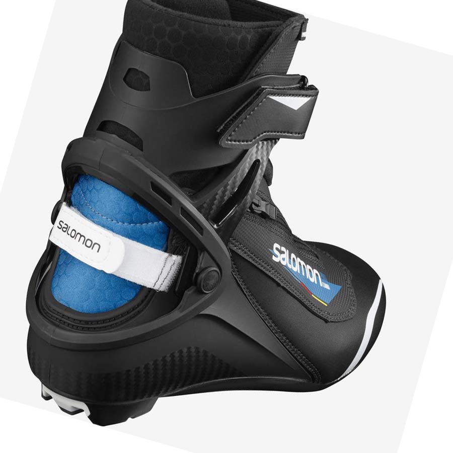 Salomon PRO COMBI PILOT Skistøvler Dame Svarte Blå | NO3573JPQ