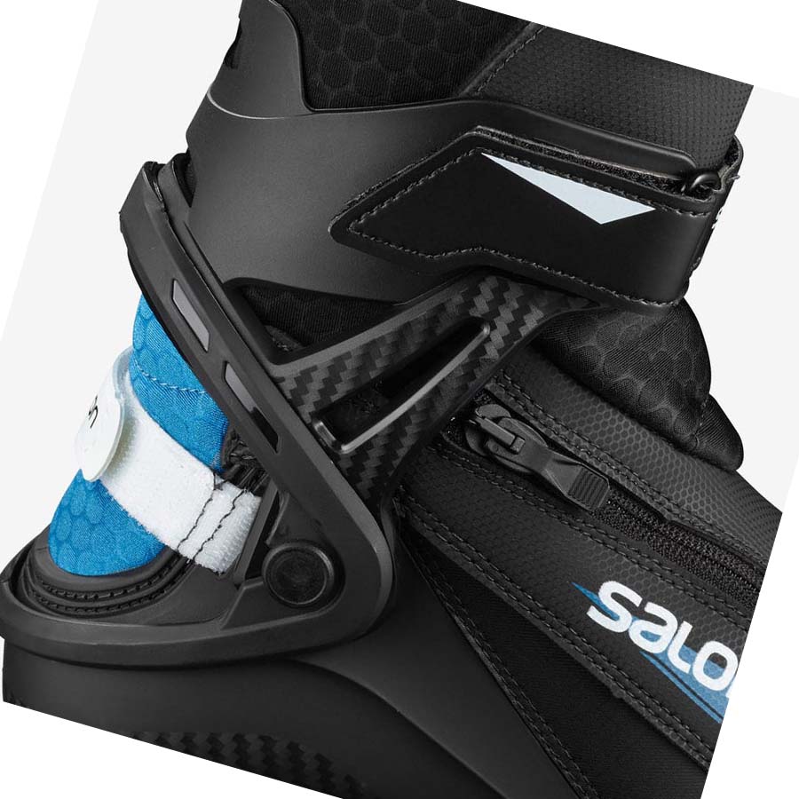 Salomon PRO COMBI PROLINK Skistøvler Dame Svarte Blå | NO3572HAP