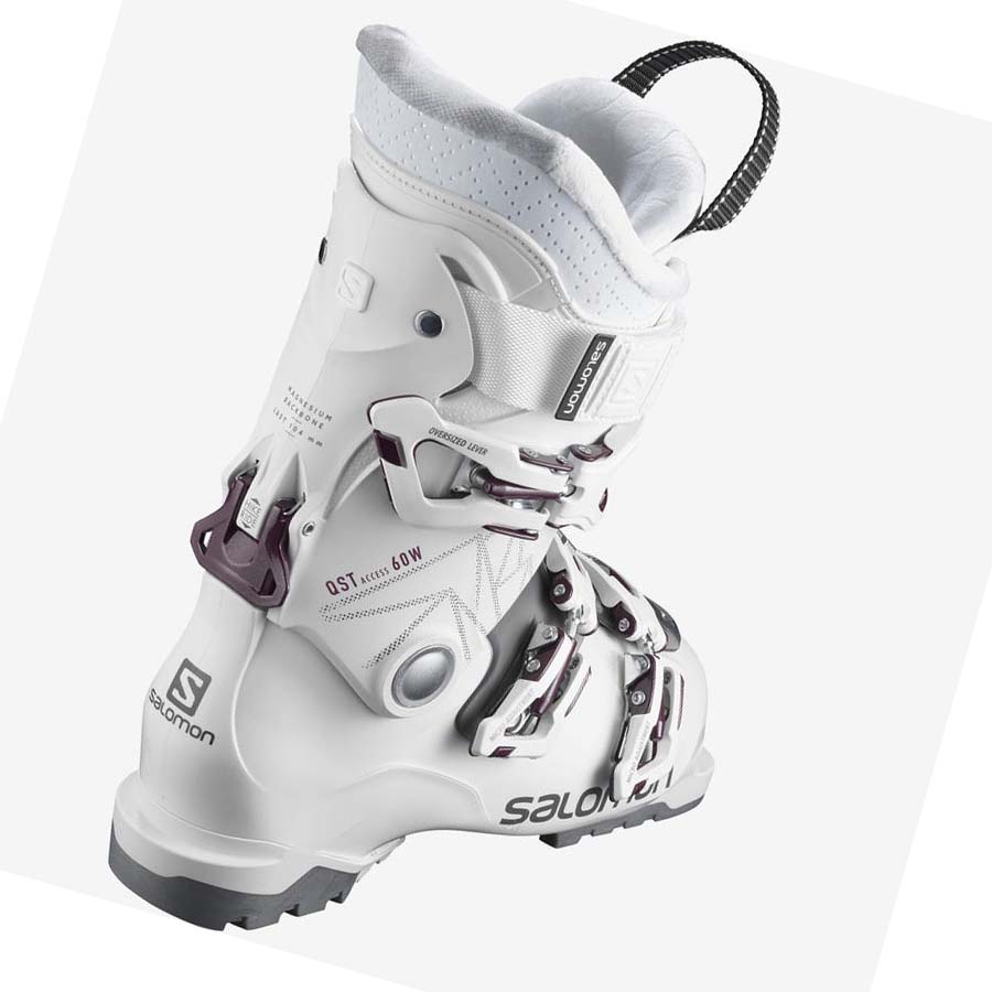 Salomon QST ACCESS 60 Skistøvler Dame Hvite | NO3546OKI