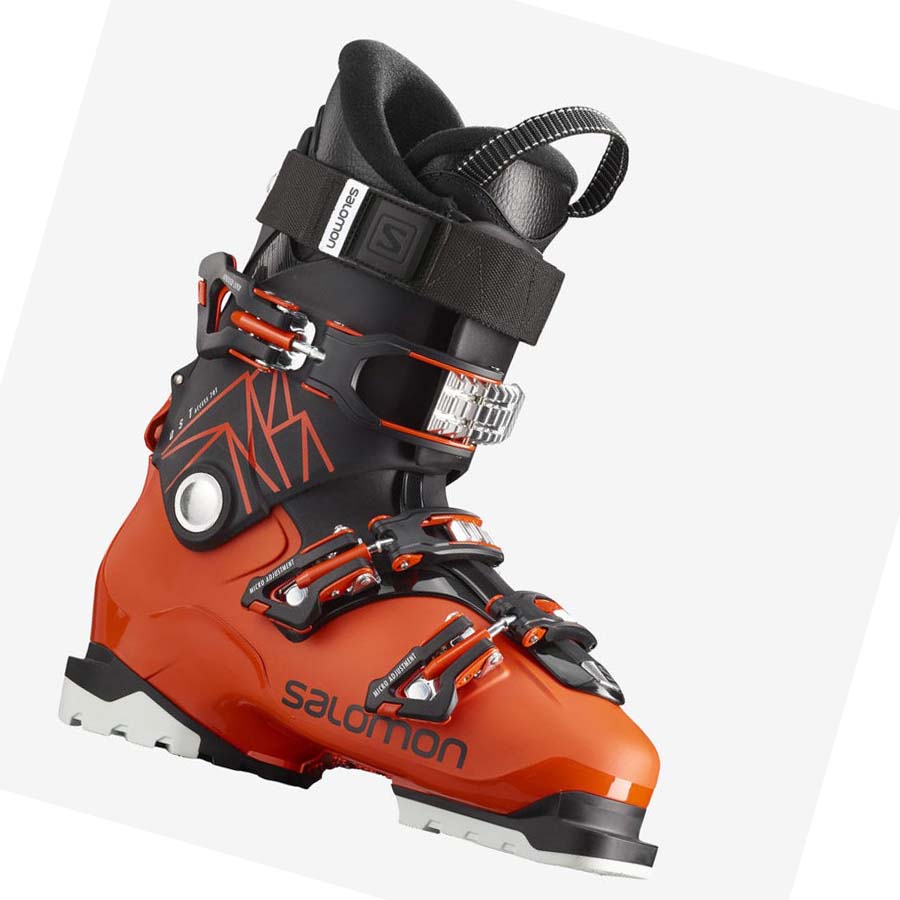 Salomon QST ACCESS 70 T Skistøvler Barn Oransje Svarte | NO3619AHK