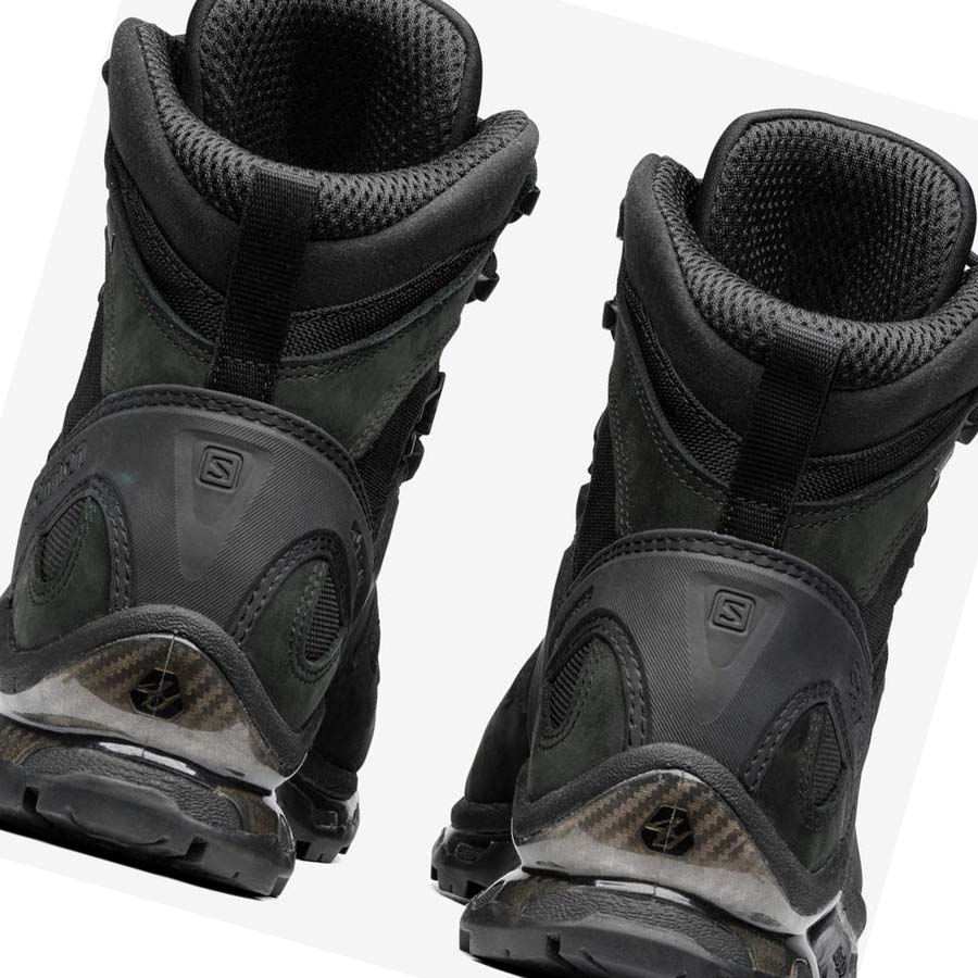 Salomon QUEST 4D GORE-TEX ADVANCED Joggesko Herre Svarte | NO2179NWY