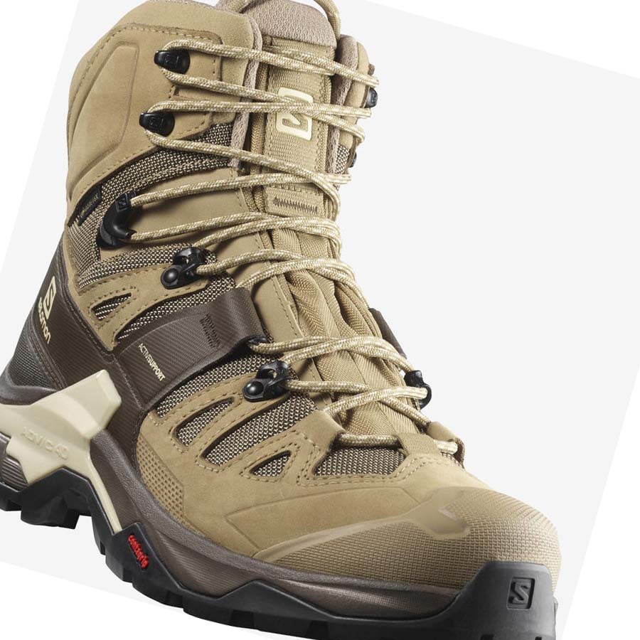 Salomon QUEST 4 GORE-TEX Fjellsko Herre Brune | NO2061CTV