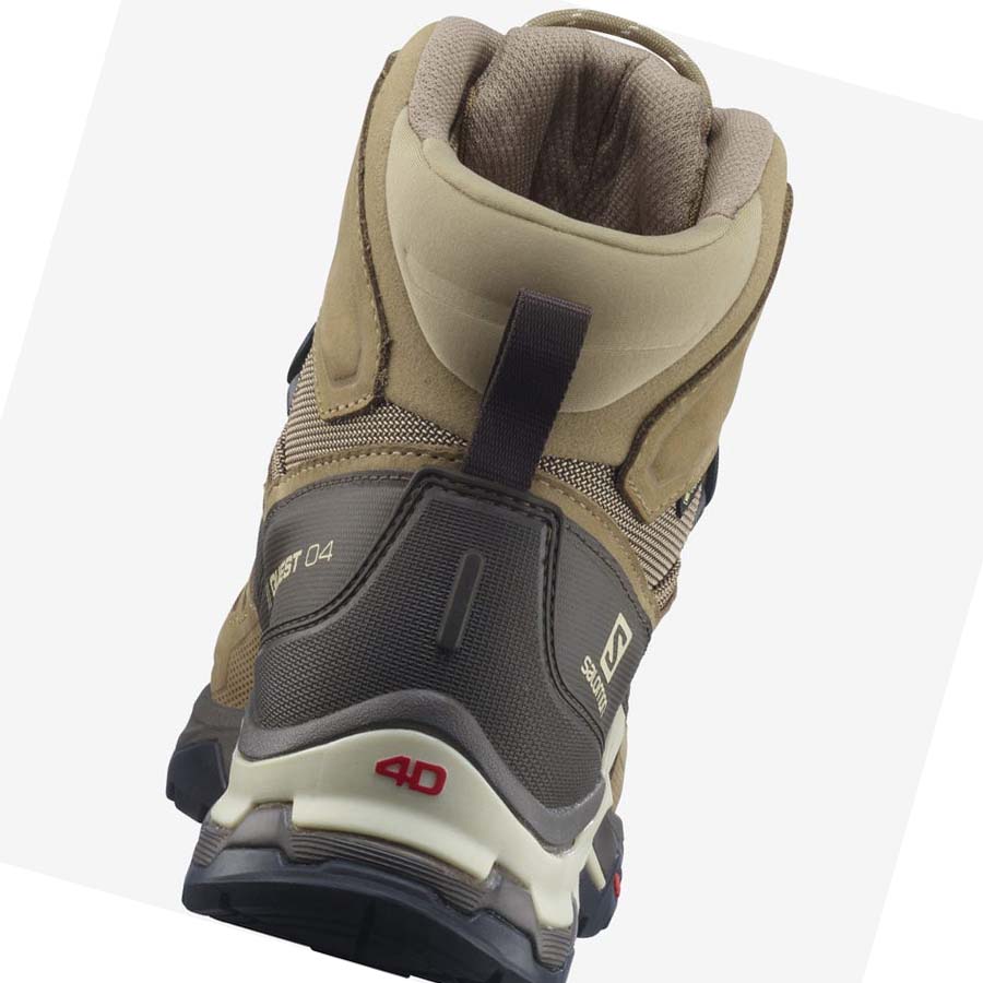 Salomon QUEST 4 GORE-TEX Fjellsko Herre Brune | NO2061CTV