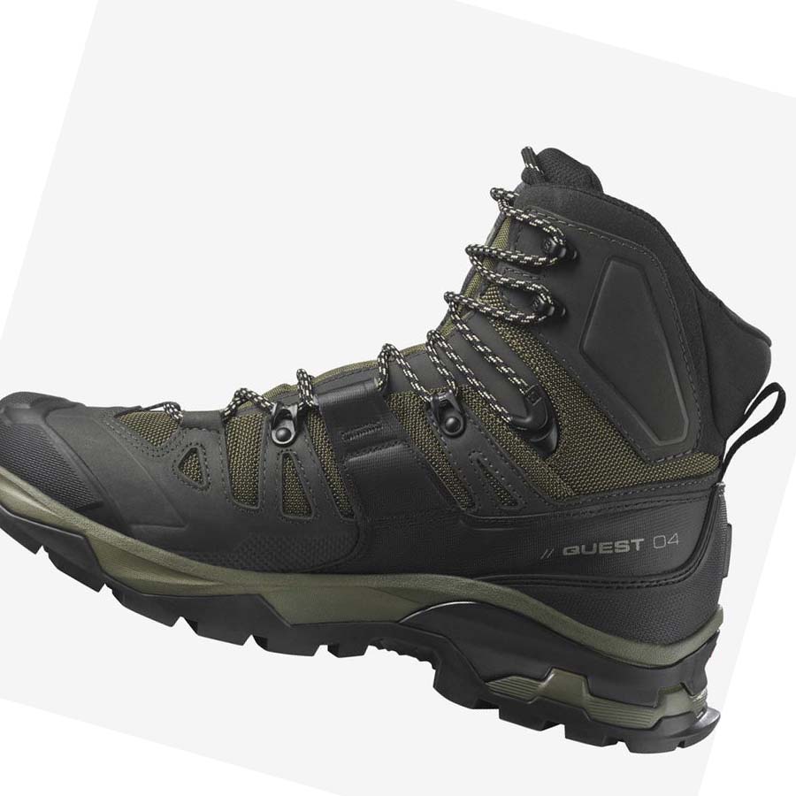 Salomon QUEST 4 GORE-TEX Fjellsko Herre Olivengrønne | NO2062VRW