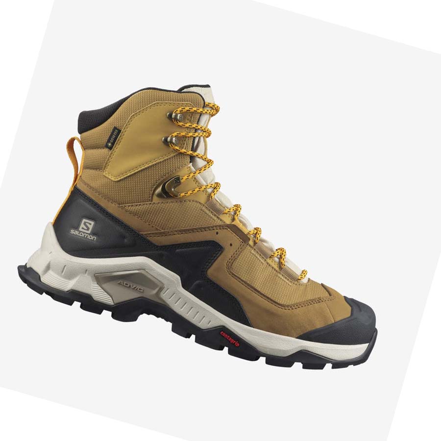 Salomon QUEST ELEMENT GORE-TEX Fjellsko Herre Gul | NO2078XYU