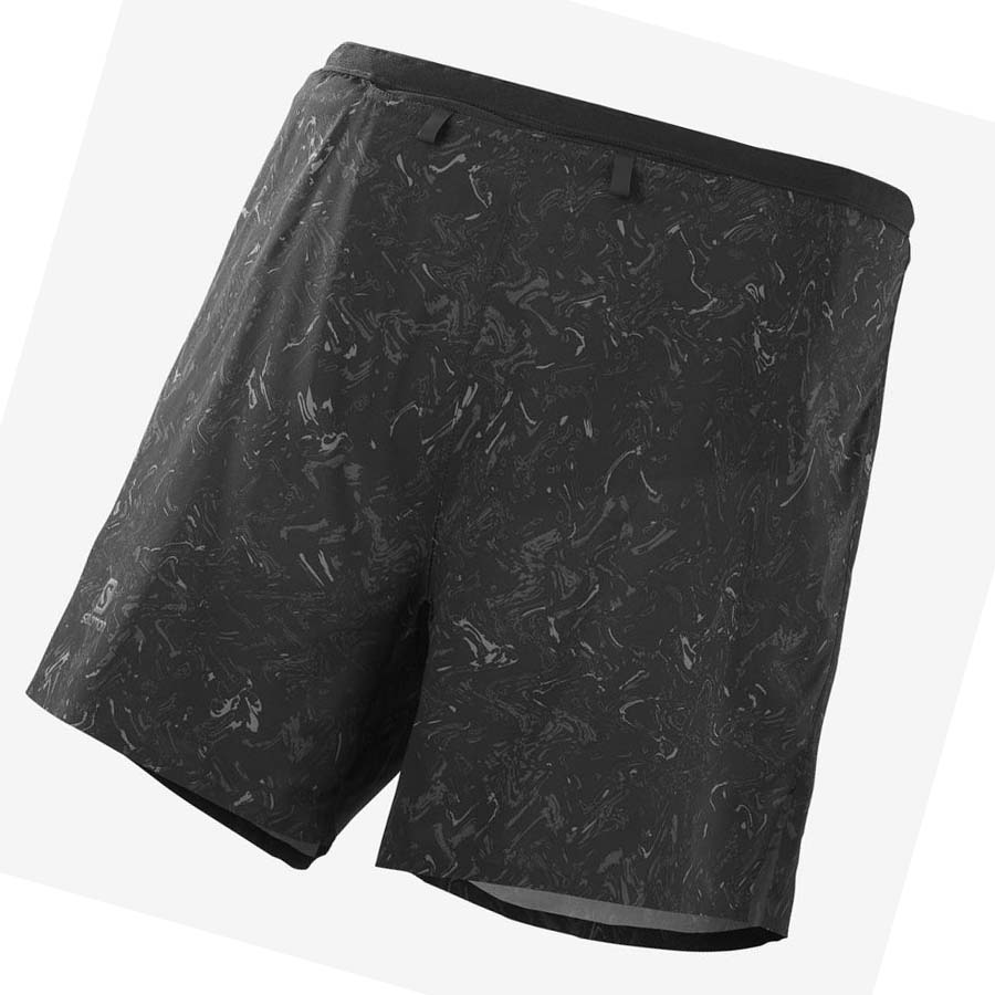 Salomon SENSE 5 Shorts Herre Svarte | NO2445MQZ