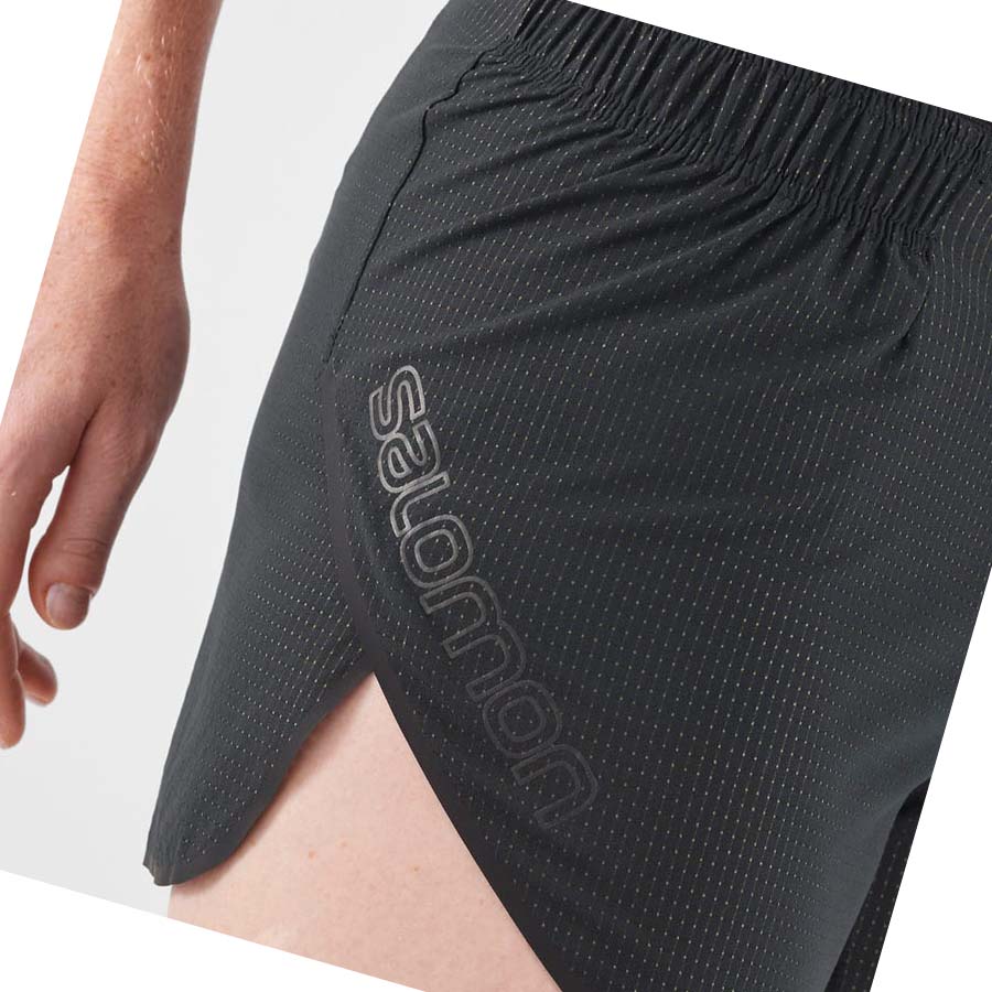 Salomon SENSE AERO 3'' Shorts Dame Svarte | NO3285ILH