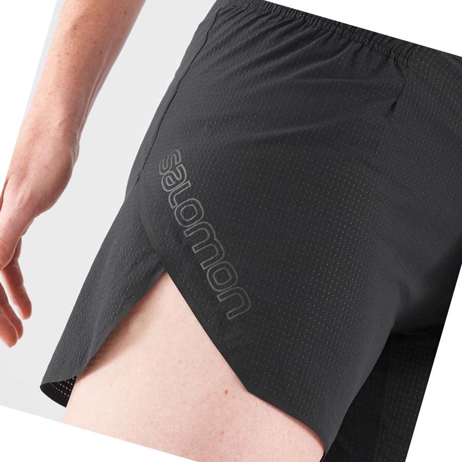 Salomon SENSE AERO 5'' Shorts Dame Svarte | NO3287PJJ