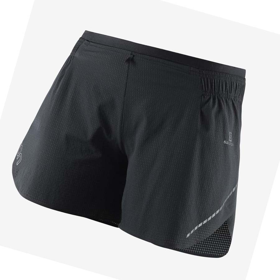 Salomon SENSE AERO 5\'\' Shorts Dame Svarte | NO3287PJJ