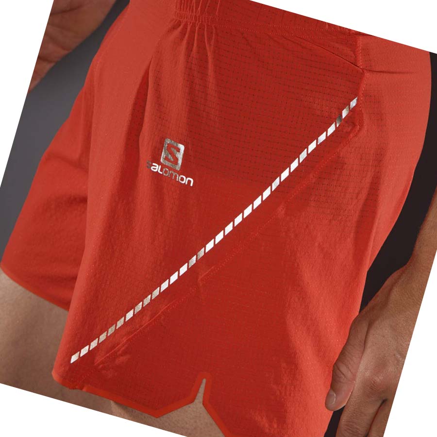 Salomon SENSE AERO 5'' Shorts Herre Oransje | NO2468CTV