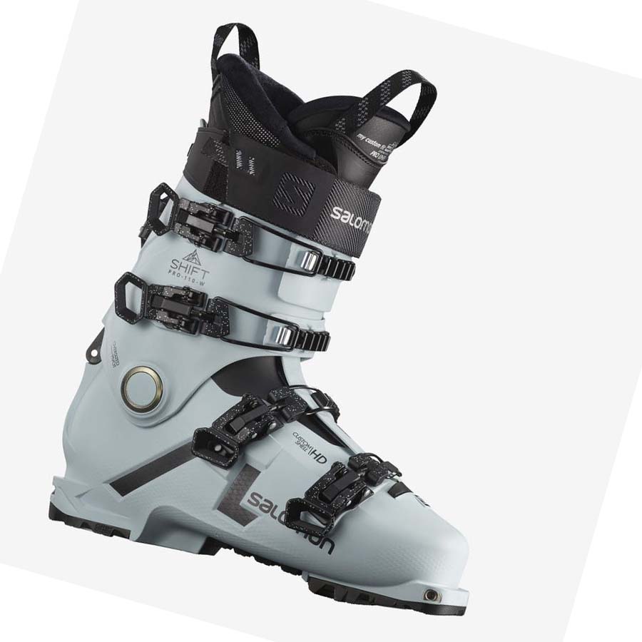 Salomon SHIFT PRO 110 AT Skistøvler Dame Blå Svarte | NO3542TCE