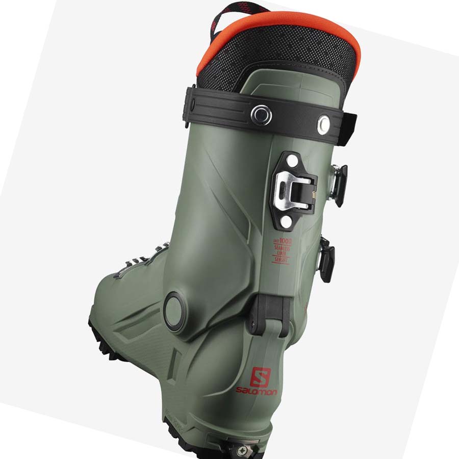 Salomon SHIFT PRO 80T AT Skistøvler Barn Olivengrønne | NO3625JPQ