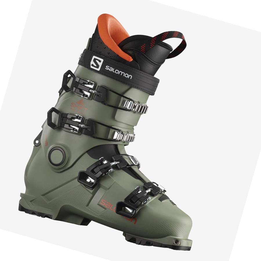 Salomon SHIFT PRO 80T AT Skistøvler Barn Olivengrønne | NO3625JPQ