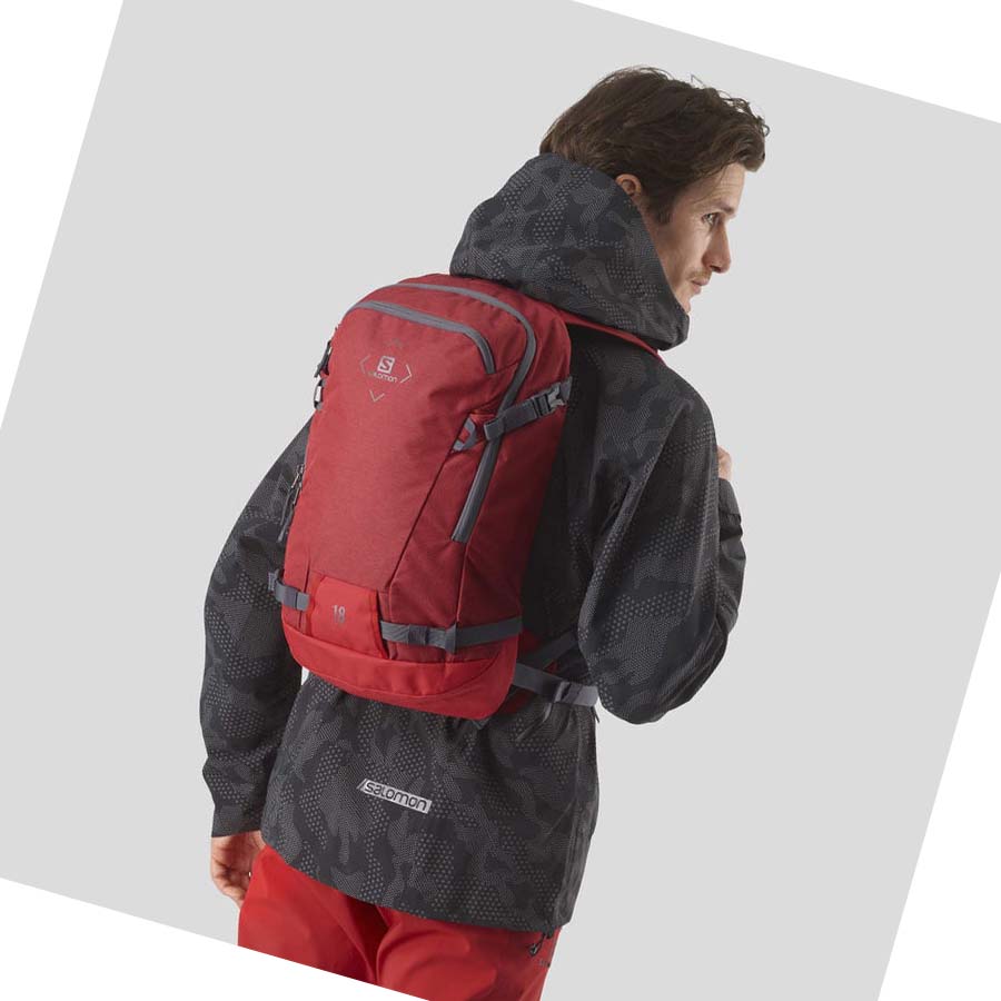 Salomon SIDE 18 Ryggsekk Dame Rød | NO3371HAP