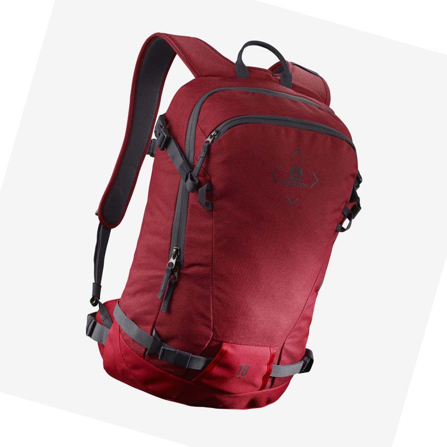 Salomon SIDE 18 Ryggsekk Dame Rød | NO3371HAP