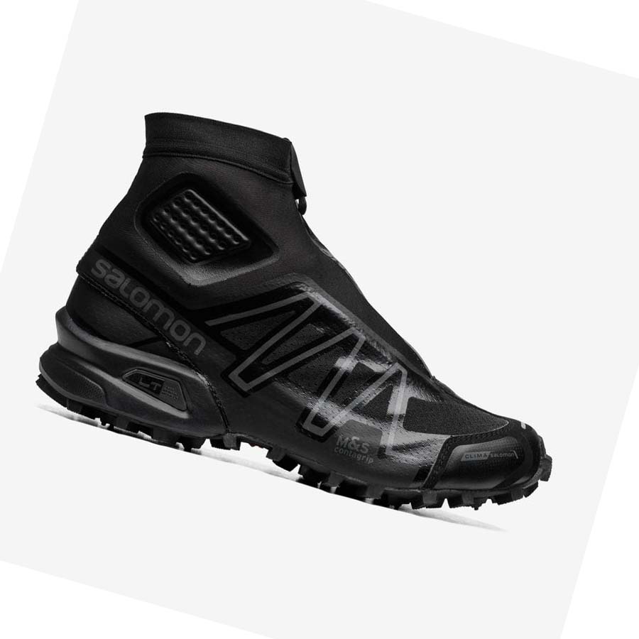 Salomon SNOWCROSS ADVANCED Joggesko Dame Svarte | NO2941QMA