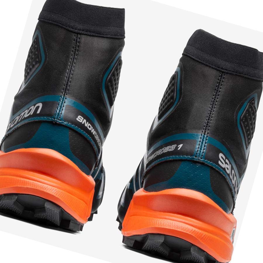 Salomon SNOWCROSS ADVANCED Joggesko Dame Svarte Grønn | NO2942WNB