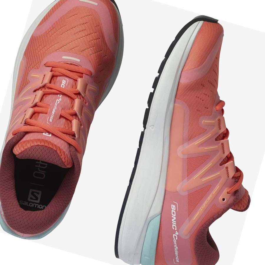 Salomon SONIC 4 Confidence Løpesko Dame Rosa | NO2900DFM