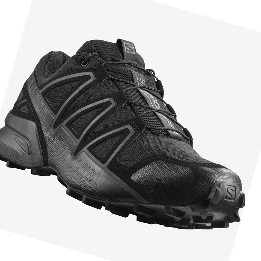 Salomon SPEEDCROSS 4 WIDE FORCES Støvler Dame Svarte | NO3031DFM