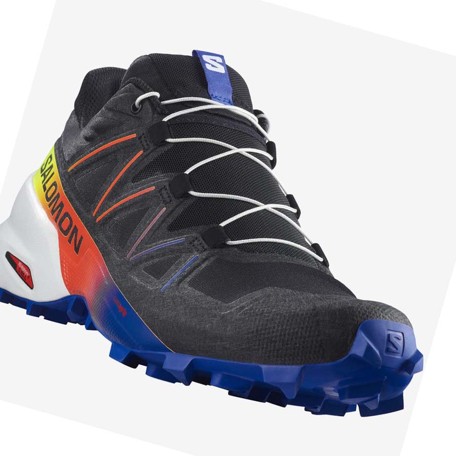 Salomon SPEEDCROSS 5 RACING PACK Trail Løpesko Herre Svarte Blå | NO2122SGL