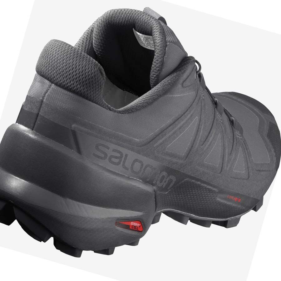 Salomon SPEEDCROSS 5 Trail Løpesko Herre Sølv | NO2108NWY