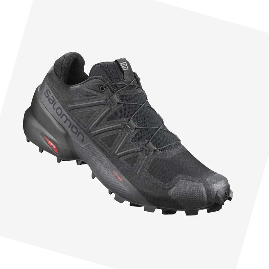 Salomon SPEEDCROSS 5 WIDE Trail Løpesko Herre Svarte | NO2101KOR