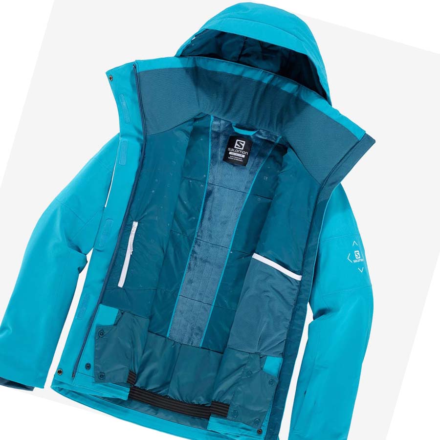 Salomon SPEED INSULATED Jakke Dame Blå | NO3184AHK